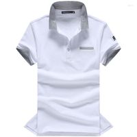 Herren Polos Jtfan Herren Polo-Hemden atmungsaktueller Baumwollkurzarmmann Mann mit weit taillierten Turnhalterhemd Hemd Plus Gr￶￟e