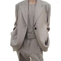 Women' s Suits Fall/ winter 2022 One- button Loose- fitting...