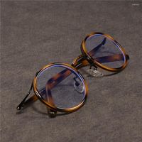 Güneş gözlüğü vazrobe kaplumbağa bronz yuvarlak bilgisayar gözlükleri erkek kadınları bloke eden mavi ışık anti yansıma küçük inek gözlük yok derece