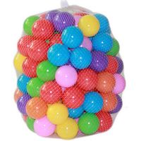 100pcs bag 5 5cm ball marine coluted children play applick toy toy color265v