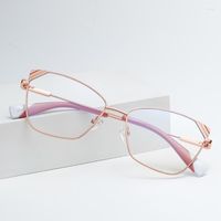 نظارة شمسية قطة مربعة العين المعادن المعدنية مضادة للضوء من أجل العدسات البصرية تصميم الهاتف حماية النظارات