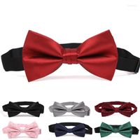 Bow Ties 2022 ly geldi katı kravat erkekler için bowtie moda