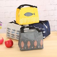 Storage Bags Portable Lunch Bag Food Thermal Box Durable Waterproof Office Cooler Lunchbox Insulated Case Picnic