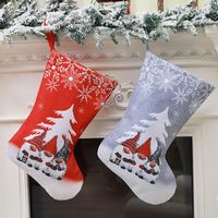 Decorazioni natalizie Anno di stoccaggio 2022 Gifts Candy Bag Sock Sock Noel Deco per Ornamenti navigati in casa Natal
