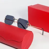 مصمم نظارات شمسية للرجال نظارات المرأة العينية المرآة البصرية جديدة