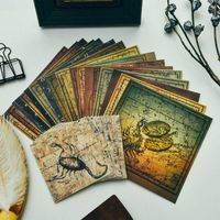 Geschenkverpackung Kscraft Vintage Constellation Serie Periode Aufkleber für Scrapbooking/ DIY -Kunsthandwerk/ Kartenherstellung Dekoration