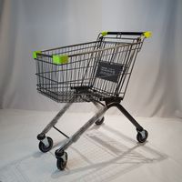 Cesto de armazenamento de supermercados por atacado carrinho de compras domésticas de shopping centers conveniente e prático