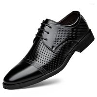 Dress Shoes 2022 Ly Men' s Synthetic Leather Cutout Style...