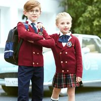 V￪tements Enfant Kid English Style School Uniform Childre