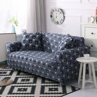 Cubiertas de silla Sofá Cubierta elástica Stretch Moderno Couch para la sala de estar Protector 1/2/3/4 marisco