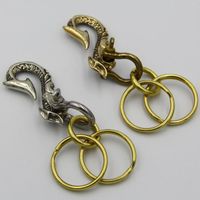 Chavedias artesanais para homens -chave Manjor de cadeia -chave Presentes de anéis de chaveiro de faca
