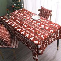 Столетная ткань скандинавская красная клетчатая рождественская скатерть прямоугольная кофе год одеяло камины