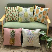 وسادة ملونة من الأناناس نمط النمط العلبة المنزل أريكة كرسي تغطية الديكور