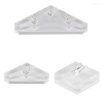 Jewelry Pouches Transparent White Acrylic Ring Shelf Multi B...