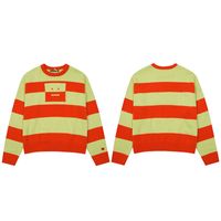 Blusas masculinas 22sss Autumn Winter Men Mulheres Mosaico Rainbow Stripe Swedershirts Sweatershirts Acne Studios Casual Casual Sweater 221206