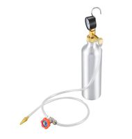 1 Definir o limpador de combustível para lavador de carro prateado Lavador de combustível de ingestão de admissão de entrada de válvula de admissão Kit de limpeza de válvulas 12L Filture Bottle8090918