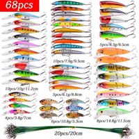 Baits atrae a todopoderoso kits de señuelo de pesca mixta wobbler swimbait minnow spiners dura set de cebo de carpas 221206