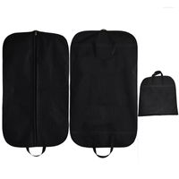 저장 상자 검은 여행복 휴대용 어울리는 의복 가방에 사업을위한 가방 전체 지퍼 세척 가능한 보호자 커버 의류