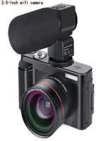 Портативные безразрывные системные камеры 16x цифровой Zoom 24MP 30 -дюймовый экран распознавание лица Antishake HD Wi -Fi Camera1292336