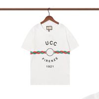 Herren T-Shirts Rundhals Kurzarm Designerkleidung Sommer reine Baumwolle bedrucktes T-Shirt im gleichen Stil für Modeliebhaber 2023