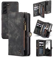Magnetmagnet 2 in 1 abnehmbare abnehmbare Brieftaschenlederhüllen für iPhone 14 13 12 11 Pro X XS Max 8 7 Plus Deckel Forsamsung Gal9889707