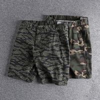 Herren -Shorts Classic Camouflage gewaschen gewaschene Baumwolle Casual Herren Kaji Trend Sommerhosen
