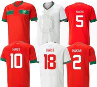 22-23 Marokko-Fu￟balltrikots 8 Ounahi 2022 Weltfu￟ball-Hemd 22-23 Nationales thail￤ndisches Qualit￤ts-Jersey Belhanda 10 Boufal 9 Ziyech 7 Benatia 5 Boutaib 13 Boussoufa 14 Harit