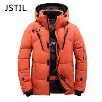 Mens Down Parkas Brand Winter Jackets Thick White Duck Warm ...