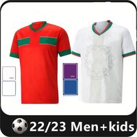 2022 Maglie da calcio marocchine Hakimi Maillot Marocain Ziyech En-geniri magliette da calcio uomini Kit Kit Kit Harit Saiss Idrissi Boufal Jersey Maroc National Team Shirt 22 23