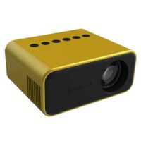 New YT500 LED Mobile Video Projector Home Theater Media Player Kids Gift Home Mini Projector Portable -US Plug