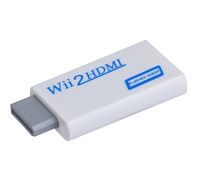 Wii a Hub Adapter Converter Audio 35 mm Wii2HDMI Salida de video para soporte de monitor HDTV 720p 1080p6524551