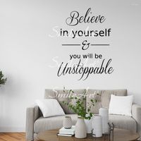 Wall Stickers Creative Sentence Self Adhesive Wallpaper For ...