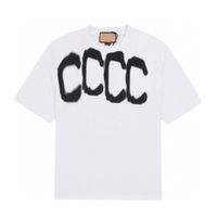 Mens Crew Neck T-shirt Designer For Men Shirts Tshirt Fashion avec lettres d￩contract￩es Summer ￠ manches courtes
