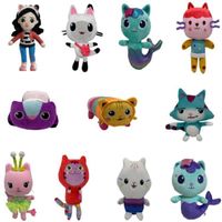 제조업체 도매 11 스타일 Gabby 's Dollhouse Dolls Bears Kittens Plush Toys 만화 영화 및 TV 주변 인형 어린이