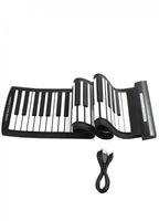 Konix MD61 주름 전자 장기 우월한 롤업 피아노 소프트 키 61Keys 전문 미디 키보드 1039354
