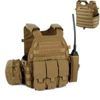 Men' s Vests Nylon Pouch Molle Gear Tactical Body Armor ...