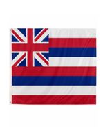 América estadounidense Hawaii State Flags 3039x5039ft 100d poliéster al aire libre de alta calidad con dos ojales de latón7797304