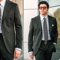 Costumes pour hommes Smart Casual Men Tuxedos Custom Maké