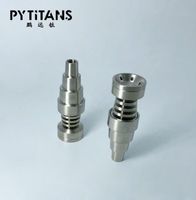 Полностью регулируемые титановые гвозди 6 в 1 подходит для 101418 мм женская и мужская стеклянная труба 3 частей, до коэффициентов коэффициента титана, фарвара для ногтей2047372