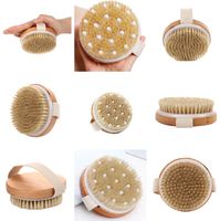 Natural Horsehair Exfoliation Bath Brushes without Handle Dr...