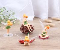 24pcs fleur de fleur fée miniature figurine Dollhouse jardin bricolage décoration décoration artisans figurines micro paysage c02205015100