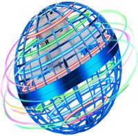 Palle magiche volanti sfera di sfera giocattoli per il mouse per bambini adts con luce a led 360 ﾰ girate per interni da esterno rotante Natale 2021 B DROP DEL3883437