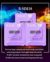 RSIM18 GEVEY 5G CARD разблокировки для iPhone14PRO MAX 6S/7/8/11 IOS16 ESIM