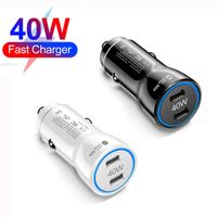 New 40W Dual Type C Car Charger for Mobile Phones Power Fast...