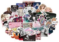50st Taylor Swift Sticker Pack för bärbara skateboardmotorcykeldekaler6984659