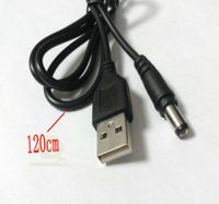 50pcs USB 20 A a 55 mm x 21 mm CC con conector de barril Cable de alimentaci￳n de 120 cm9484879