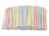 Plástico para beber plástico de 8 polegadas de 8 polegadas de comprimento Listrold Bedable Disposable Party Multi Colored Rainbow Straw5966531
