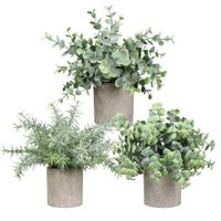 Simulação de flores decorativas A área de trabalho em vasos de plantas está equipada com mini - planta de simulação bonsai