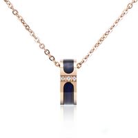 Colar de colar de ouro rosa personalizado Colares de pulseira para homens pulseiras de gabarinete de designer de designer charme branqueamento de jóias de jóias de jóias de luxo
