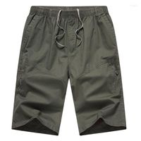 Herren Shorts Herren Outdoor Sommer M￤nner l￤ssige Baumwolle atmungsaktuelle schnelle, trockene kurze Hosen losen Multi -Taschen -Milit￤rfrachtladung